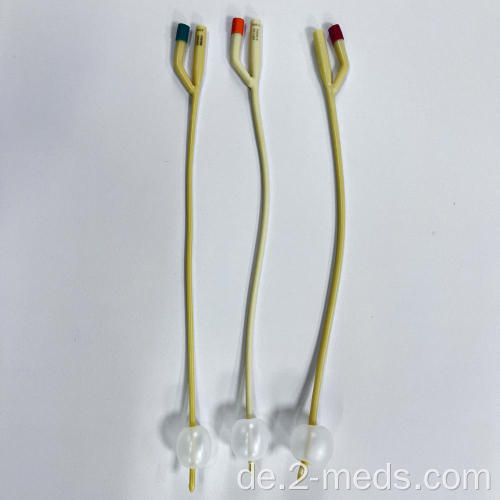 Einweg 3 -Wege Latex Foley Ballon Catheter